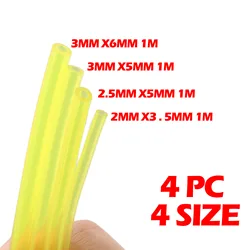 4Pcs Petrol Fuel Pipe Line Hose For Strimmers Trimmer Chainsaws Brushcutter Blowers Grass Cutter Fuel Line Replacement Garden