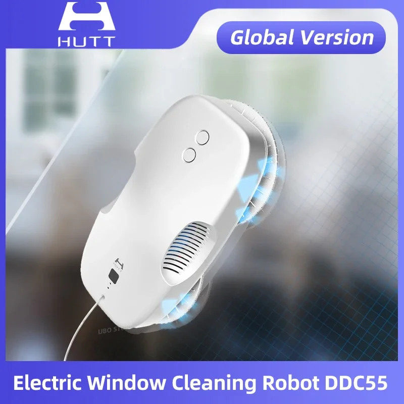 

HUTT DDC55 Window Cleaning Robot Electric Window Vacuum Cleaner Robotic Glass Washer Wall Washing Glass Wiper for Home Appliance