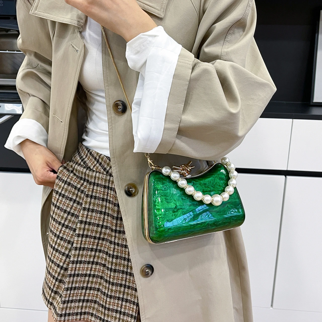 

Женская роскошная элегантная кожаная модная сумка на плечо, элитная дизайнерская сумка-тоут для современного городского пригородного образа жизни