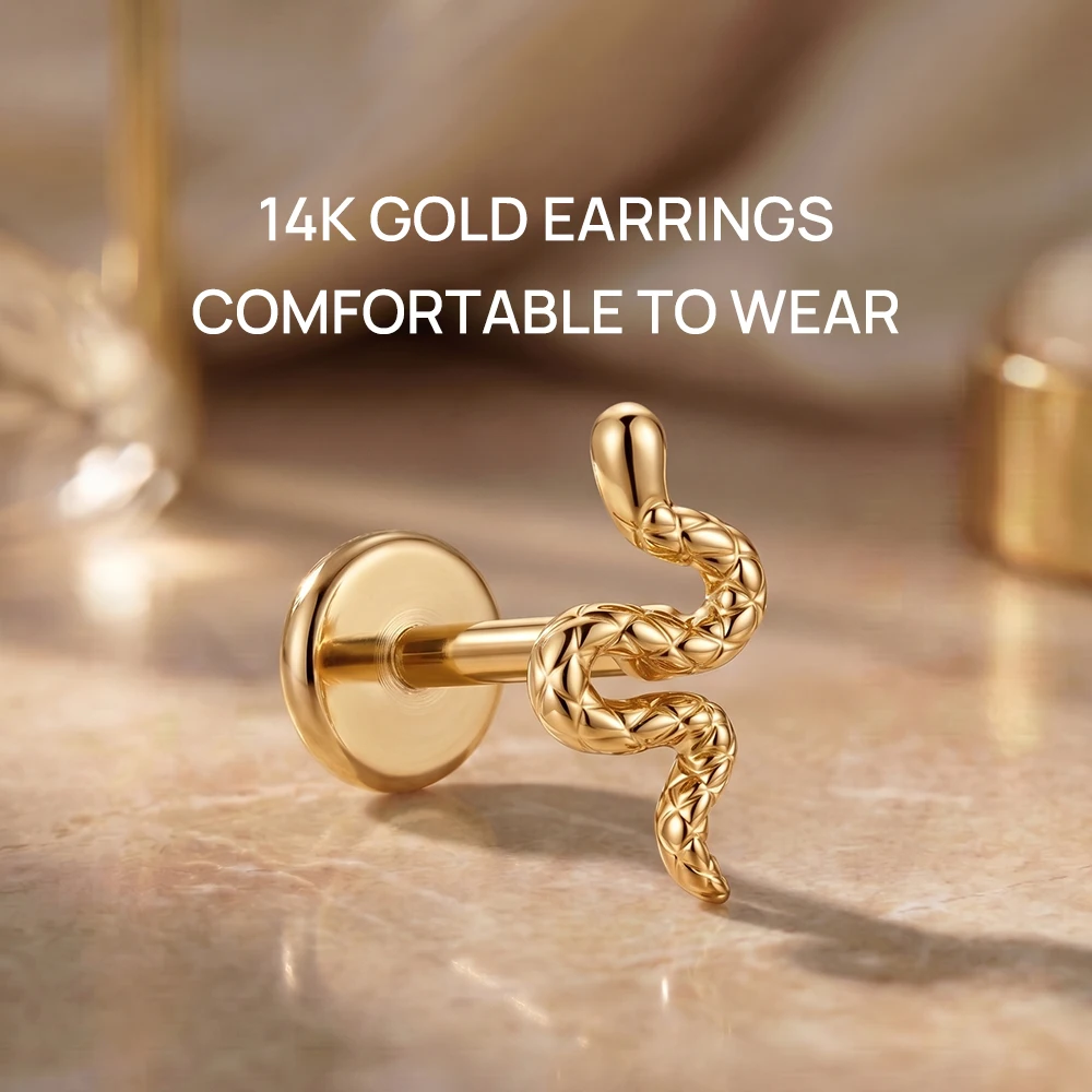 CANNER 14K Solid Gold Plated S - Tragus Flat Back 评论和价格