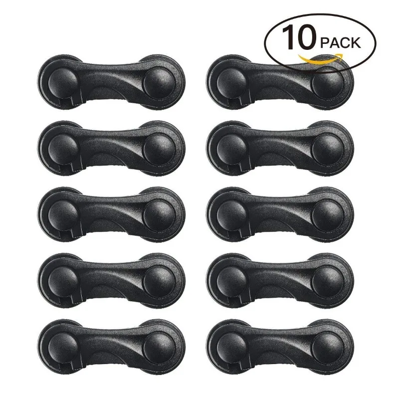 

10PCS Baby Safety Locks Cabinet Locks Room Locks Drawer Locks Anti-Pinch Folio Locks Safety Protection Products