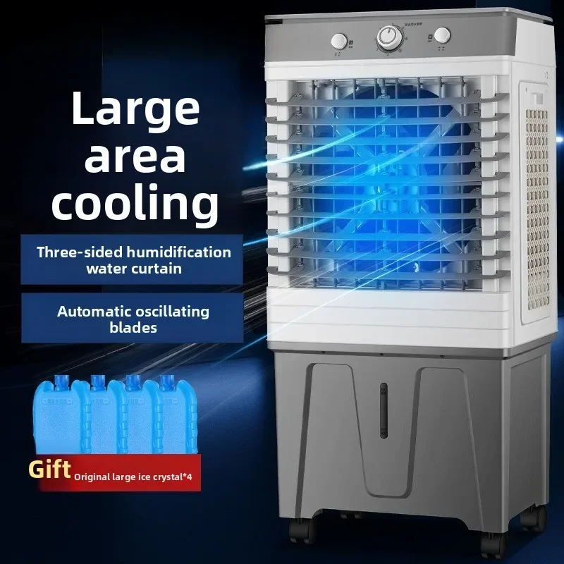 Cooling Fan Household Single Cooling Water Cooling Industrial Refrigeration Fan Mobile Commercial Air Cooler