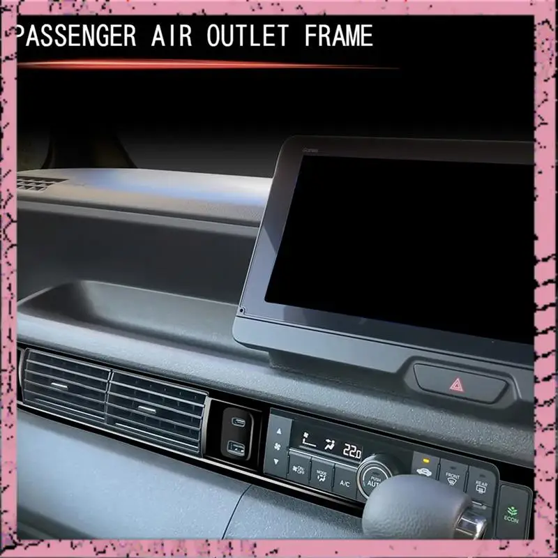 

A30M-Car Center Console Air Conditioning Outlet Trim Frame For Honda N-BOX Passenger A/C Air Outlet Cover RHD