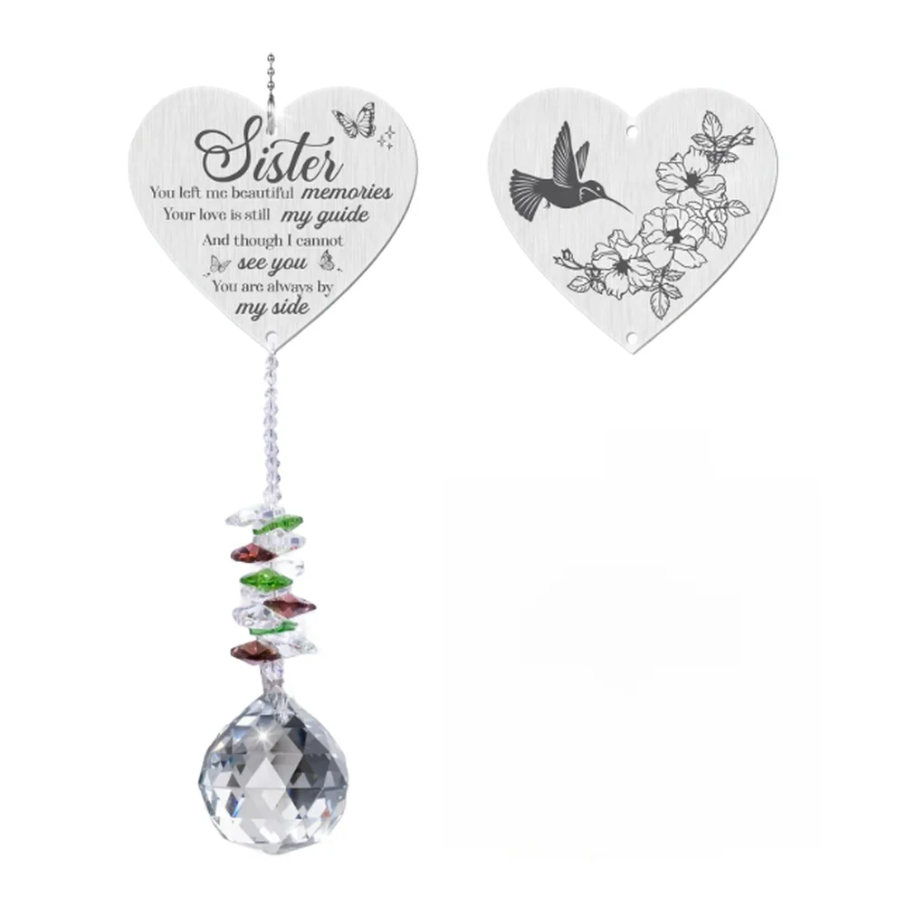 For Bedroom Heart Window Decor For Car As Shown Beautiful Indoor Decoration Sun Catcher Light Refraction Calming Ambiance