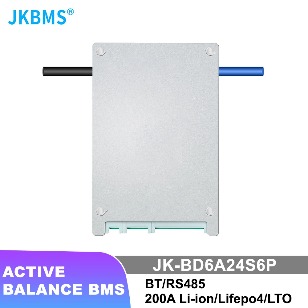 JKBMS Smart BMS BD6A24S6P 60A 8S 9S 10S 11S 12S 13S 14S 15S 16S 17S 20S 24S Li-Ion LTO 18650 Battery Lifepo4 Battery