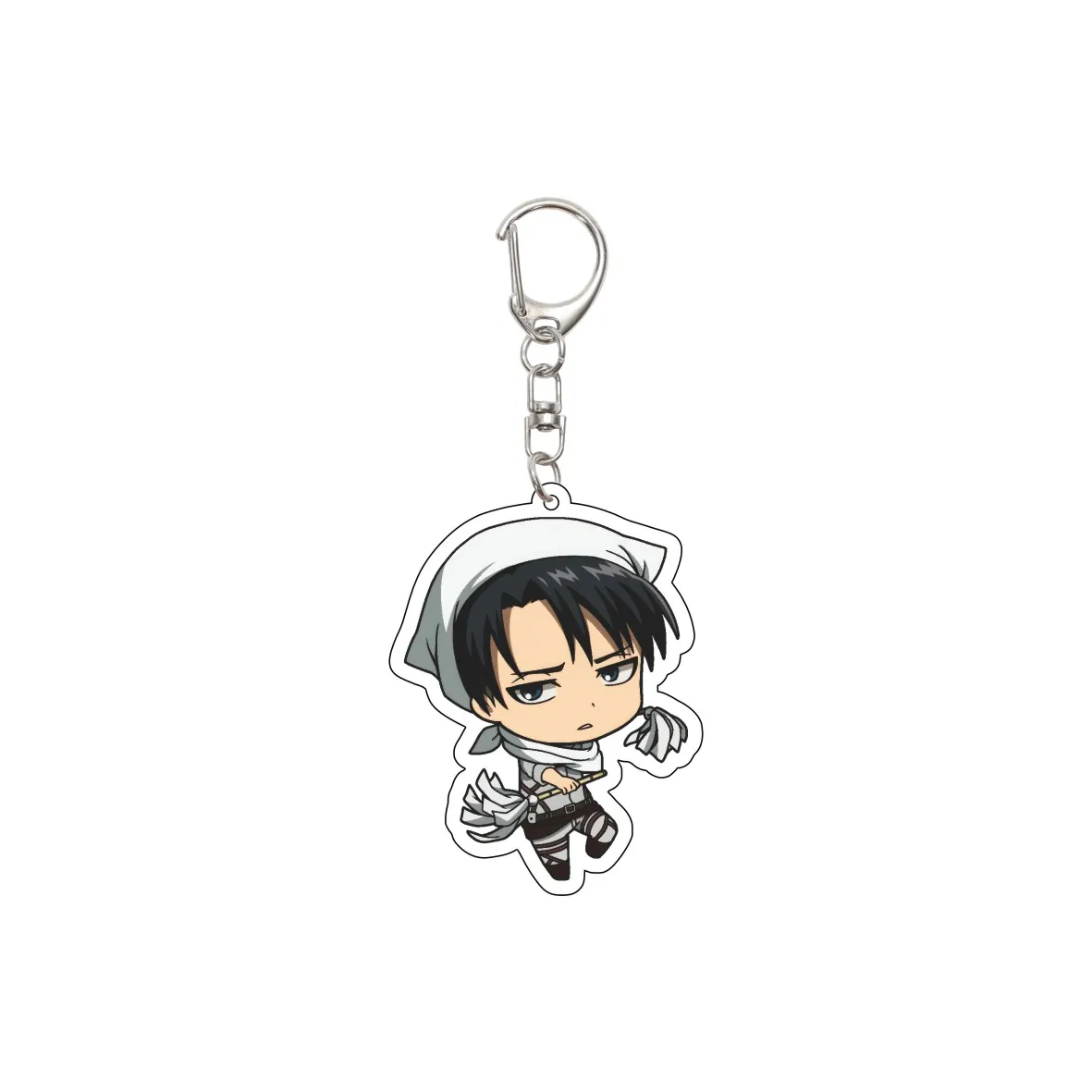 55 مللي متر أنيمي هجوم على تيتان المفاتيح إرين جايجر/ميكاسا أكرمان/أرمين Arlert مفتاح سلسلة الاكريليك نموذج لوحة هدايا عيد الميلاد