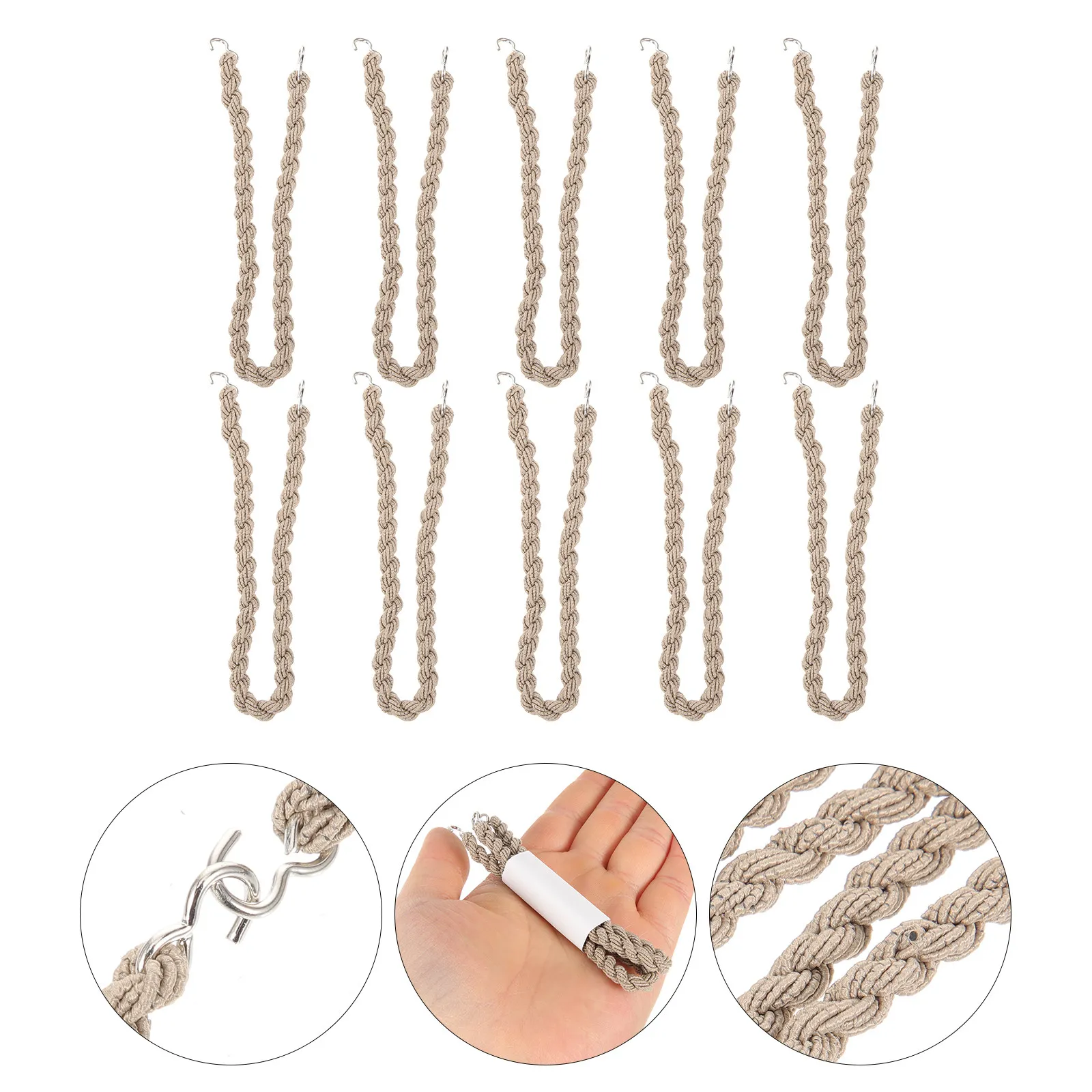 

10Pcs Elastic Boot Binding Ropes Outdoor Leg Straps Blousing Garters Camping Cycling Supplies Blousing Garters