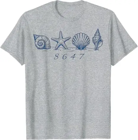 Y2k 86 47 Seashells Sea Shells Beach Funny 8647 Cat Patriotisches T-Shirt USA Flag Sunglasses Graphic Clothing Sommermode T-Shirt – Detail 10