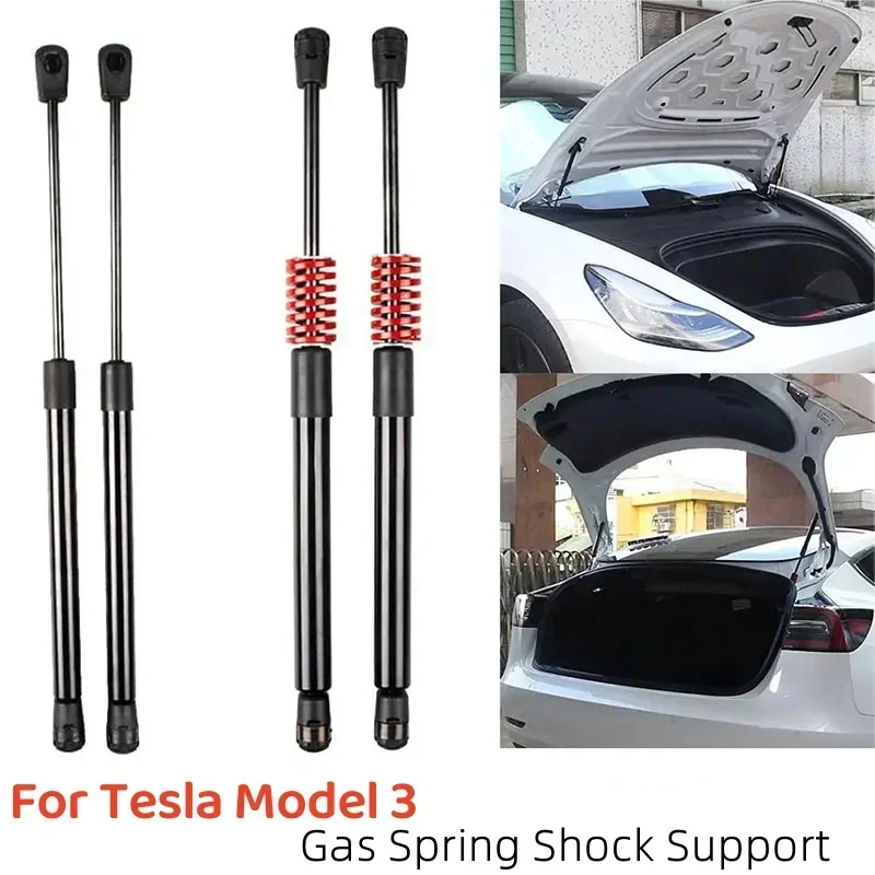 For Tesla Model 3 2021-2023 Front Rear Tail Gate Tailgate Boot Gas Shock Strut Damper Lift Support Hydraulic Rod Car Accessories