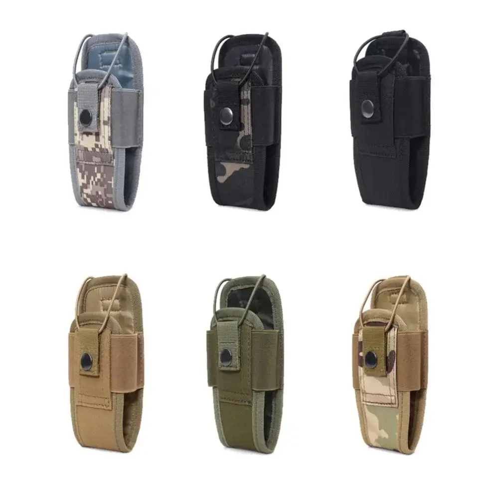 Outdoor Taktische Walkie-Talkie-Tasche Funkgerät-Tragetasche Multifunktionale Tarnfarben-Zubehörtasche Sport-Funkgeräte-Tasche – Detail 2