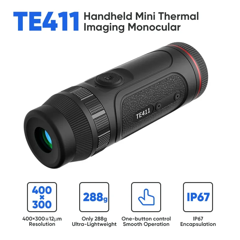 Guide Outdoor TE211/TE411 /TE421 228g Super Light Handheld Thermal Night Vision Monocular Hunting Monocular