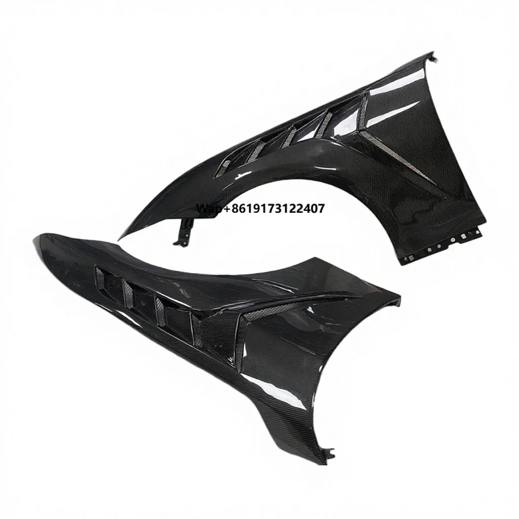 

2024 for Mustang Carbon Fiber Fenders & GTD-Style Front Bumper Perforated Design Retrofit/Upgrade Kit 135x35x85cm