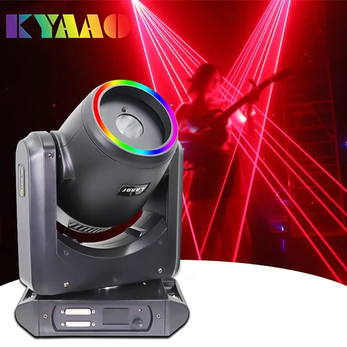 새로운 12W 무대 레이저 무빙 헤드 DMX512 DJ 빔 효과 전문 조명 웨딩 장식 디스코 조명 클럽 행사용