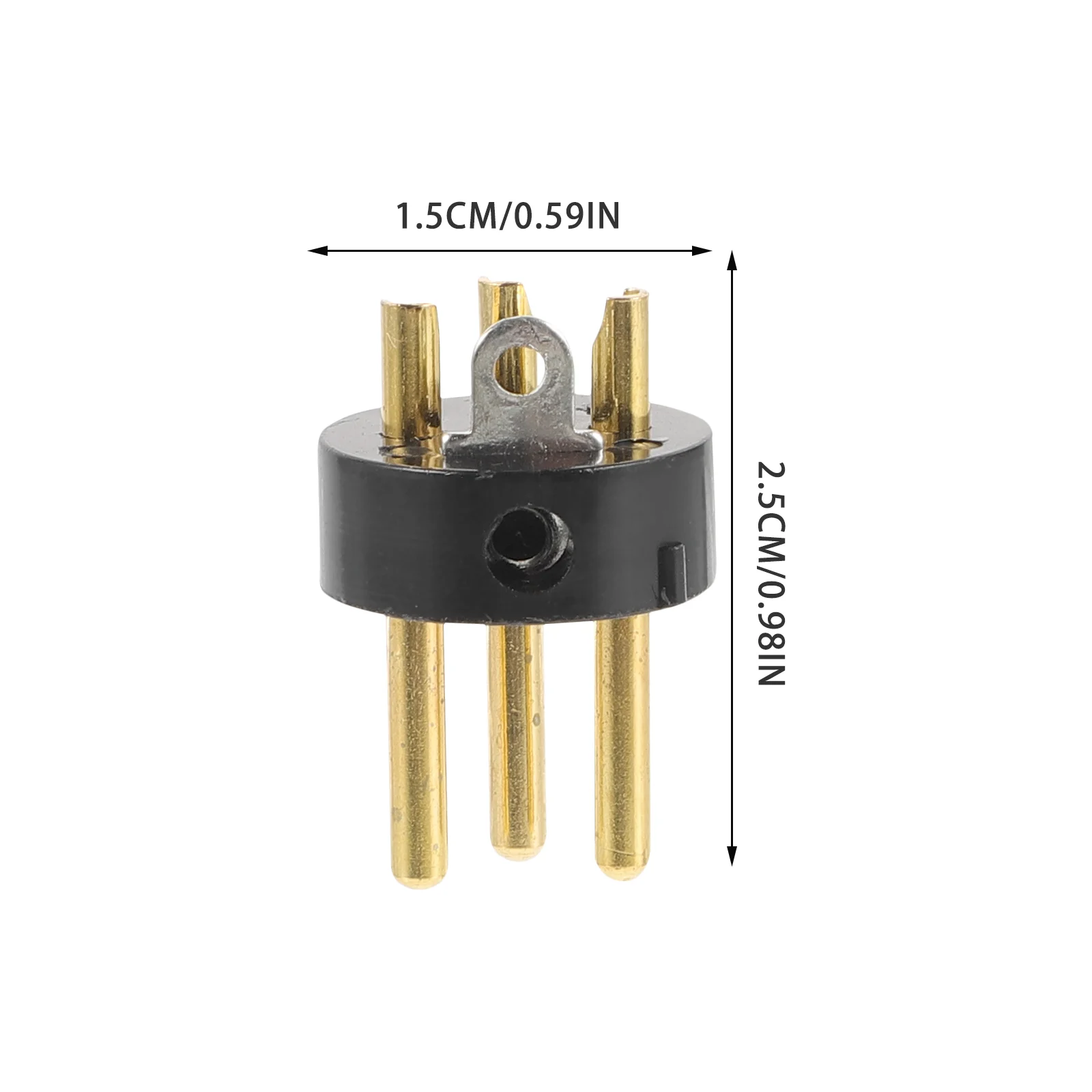 10 Pcs Male XLR Accessories Gold-plated 3-pin 10pcs Microphone Cable Plug Audio Adapter Three-core Connector Female and