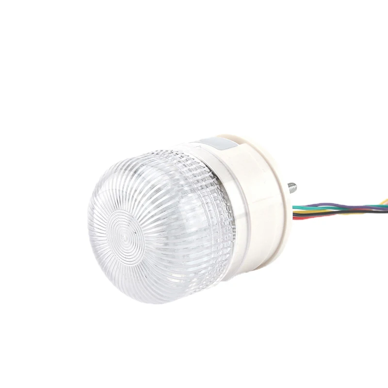 12V 24V 220V 3 Color Strobe Signal Warning Light Magnet Indicator Light LED Lamp Small Flashing Buzzer Security Alarm