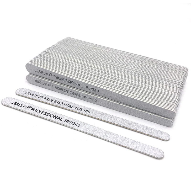 

200pcs Wooden Nail File 100/180/240 Grey Mini Sandpaper Buffer Professional Files Pedicure Manicure Polishing Tools Wholesale