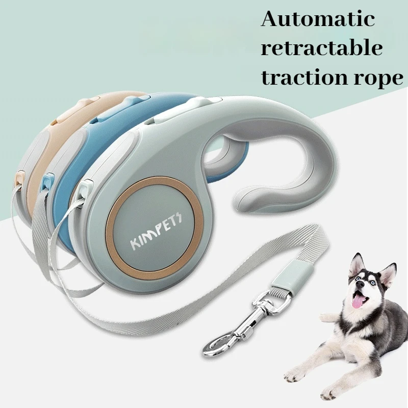 

Popular pet dog fashion automatic retractable leash cats dogs reflective external walking leash users resistant to pulling