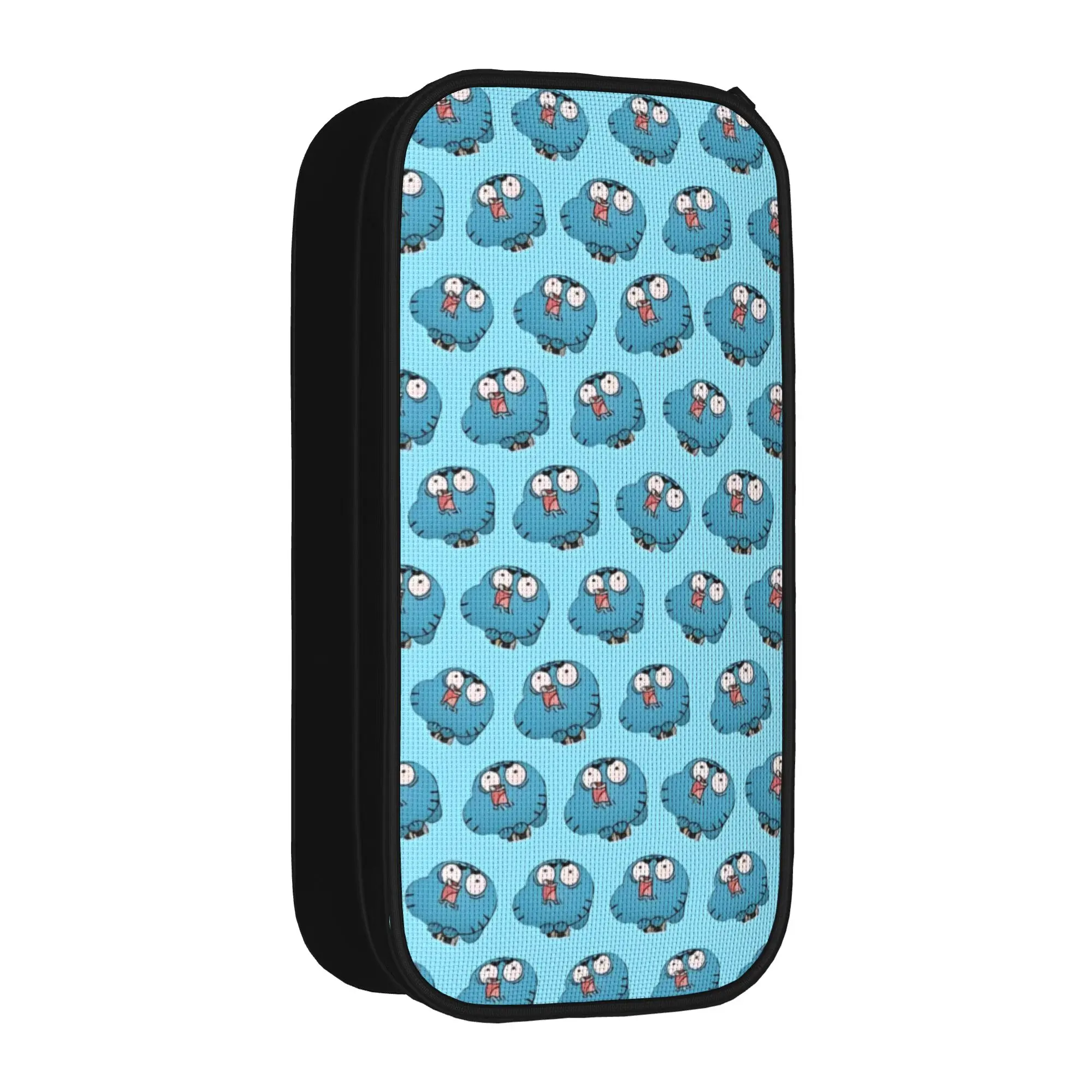 Fashion Gumballs Face Cartoon  Pencil Case  Pencilcases for Student Big Capacity Bag Students School Zipper Stationery