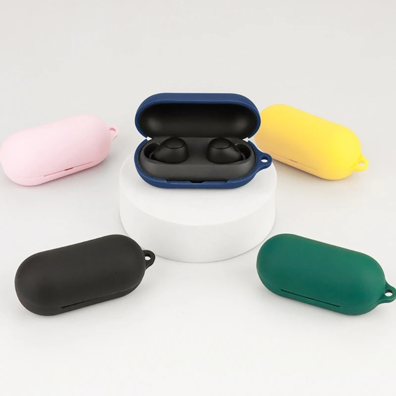 ฝาครอบป้องกันเคสกันรอยขีดข่วนปลอกกันลื่นสำหรับ WF-C700N ตัวเรือนแบบล้างทำความสะอาดได้