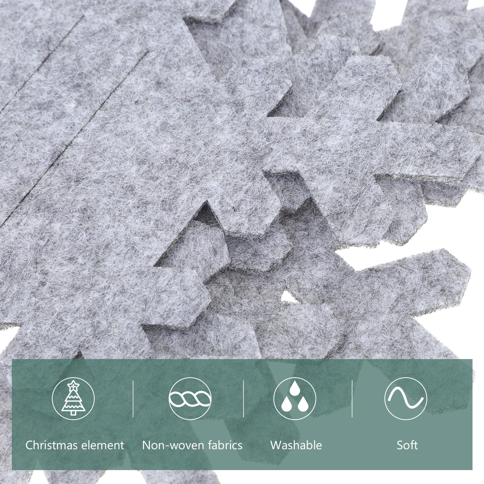 

8Pcs Snowflake Shaped Tableware Bag Xmas Cutlery Holders for Dining Decoration Festive Party Accessory Light and Compact