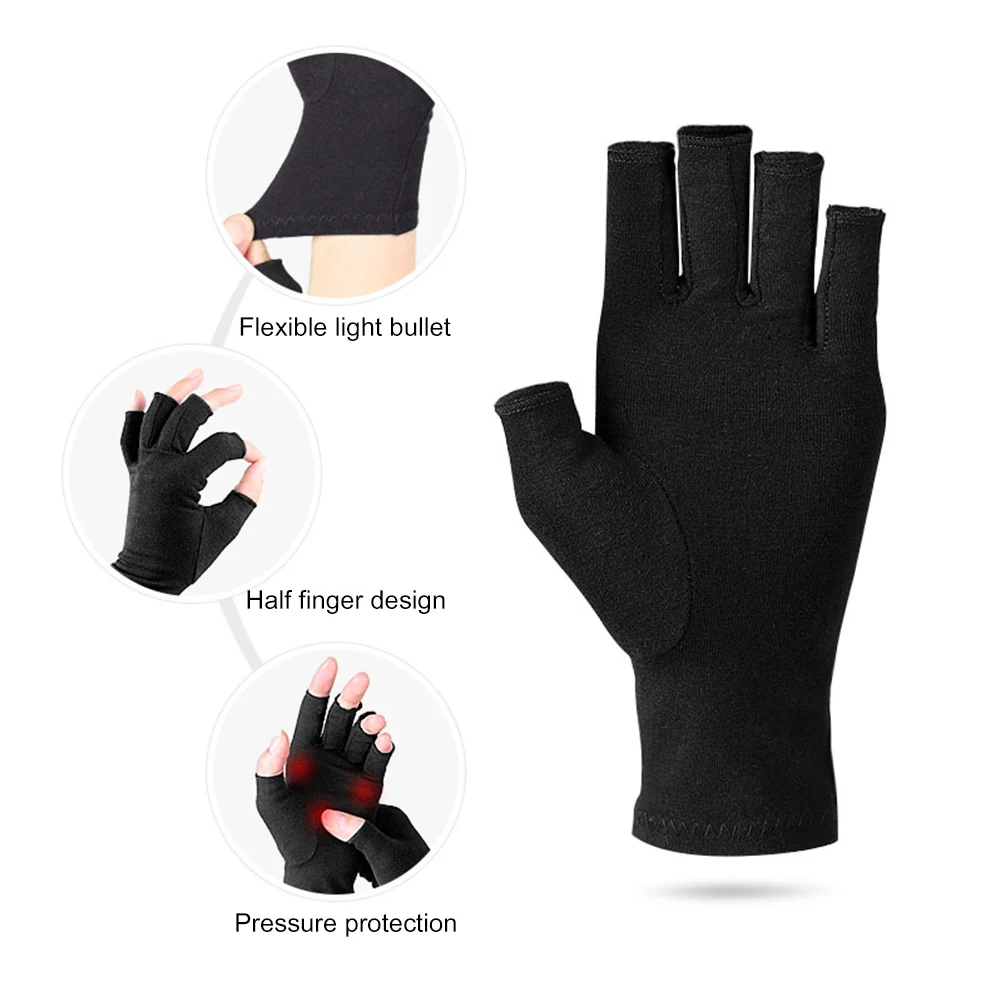 1Pair Compression Arthritis Gloves Women Men for Pain Relief Support Carpal Tunnel Tendonitis Rheumatoid Disease Wrist Brace