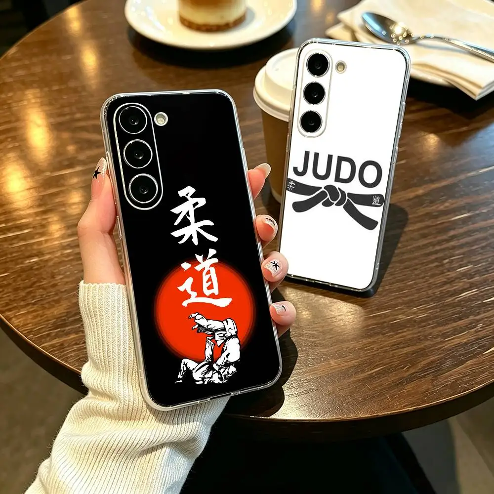 Japanese Martial Arts Judo   Phone Case For Samsung A25 A15 A05 A54 A34 A24 A14 Transparent Silicone Phone Cover