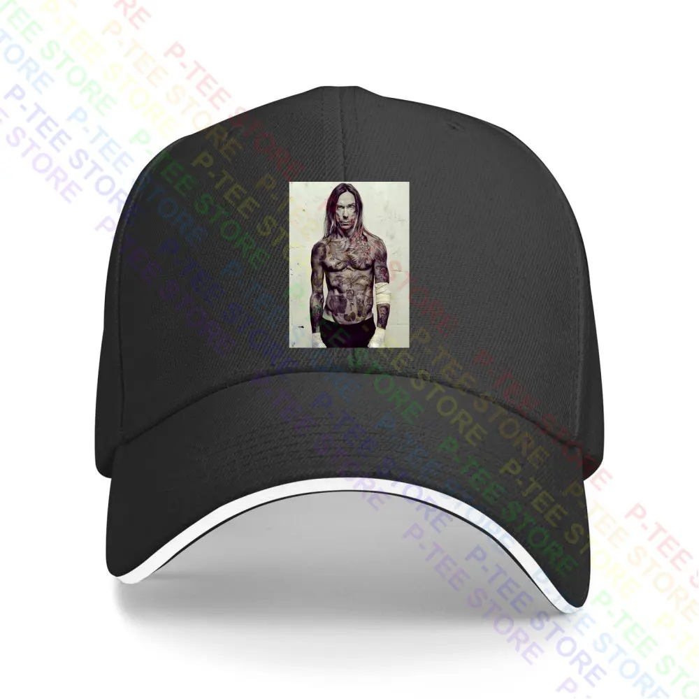 E1syndicate iggy Pop die Stooges Clash Tattoo Baseball Cap Snapback Caps gestrickte Eimer Mütze