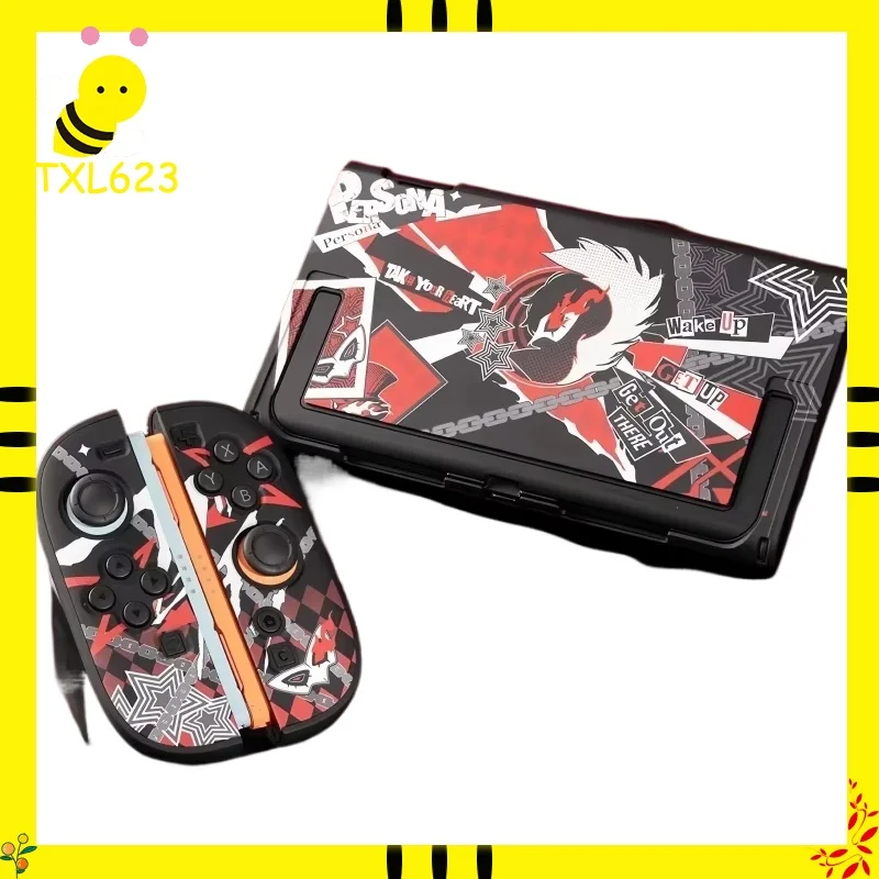 

Persona 5 Themed Switch 2 Split Case, Shockproof Protective Cover, Durable Game Console Accessory