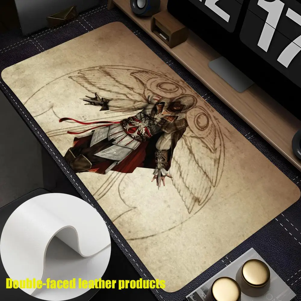 A-Assassin S -Creed 마우스 패드, 대형 게임 액세서리, 키보드 마우스 패드, 게이머 확장 패드, 테이블 매트 
