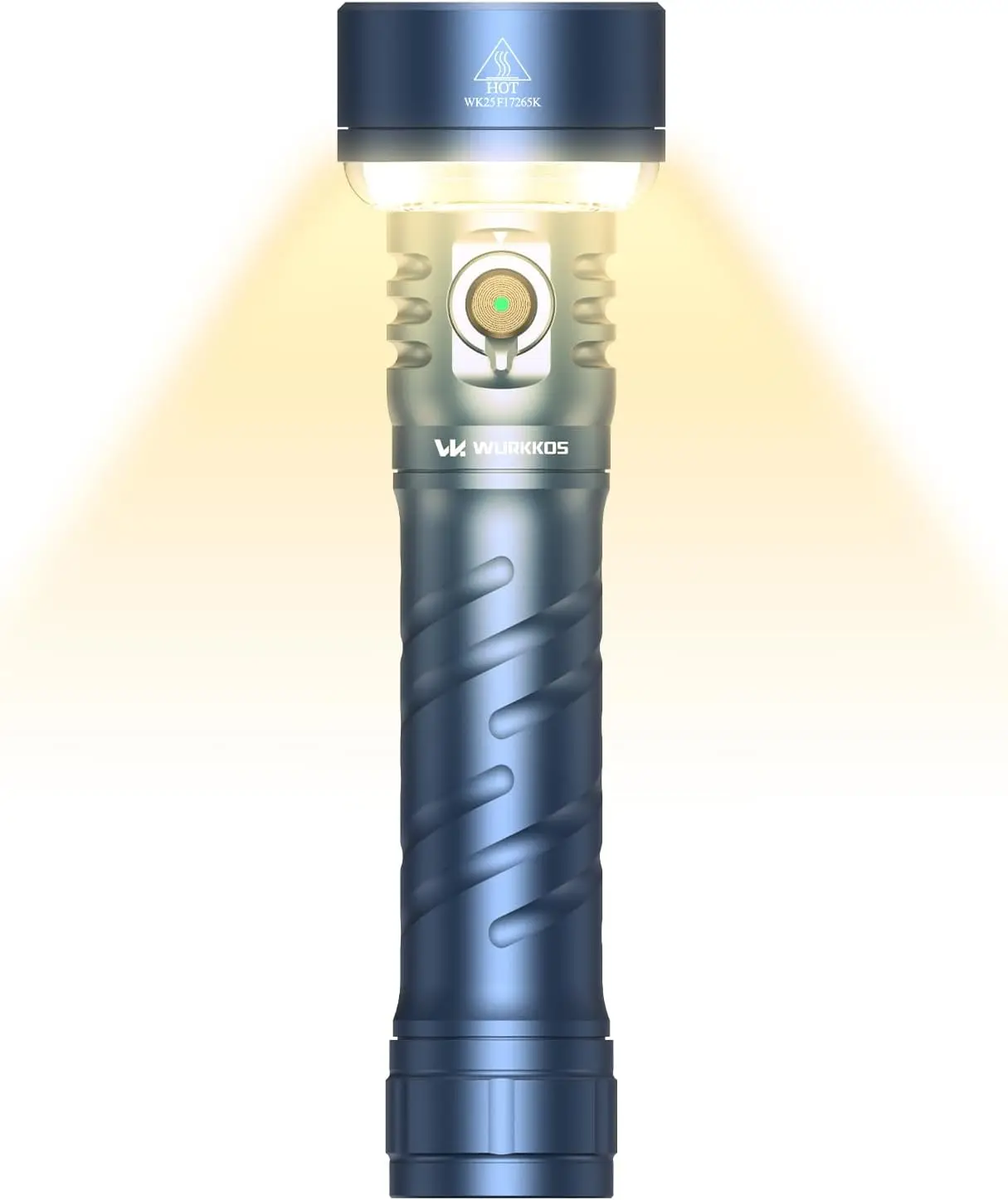 

Rechargeable High Lumen Flashlight, 3200LM Long Throw Super Bright, Bidirectional Lighting for Camping and Work