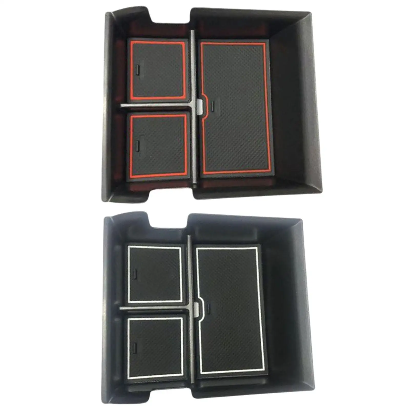 Vehicle Center Console Tray Organizer Keep Organized Interior Accessory Armrest Storage Box for Byd Yuan Plus 2022 Lipstick