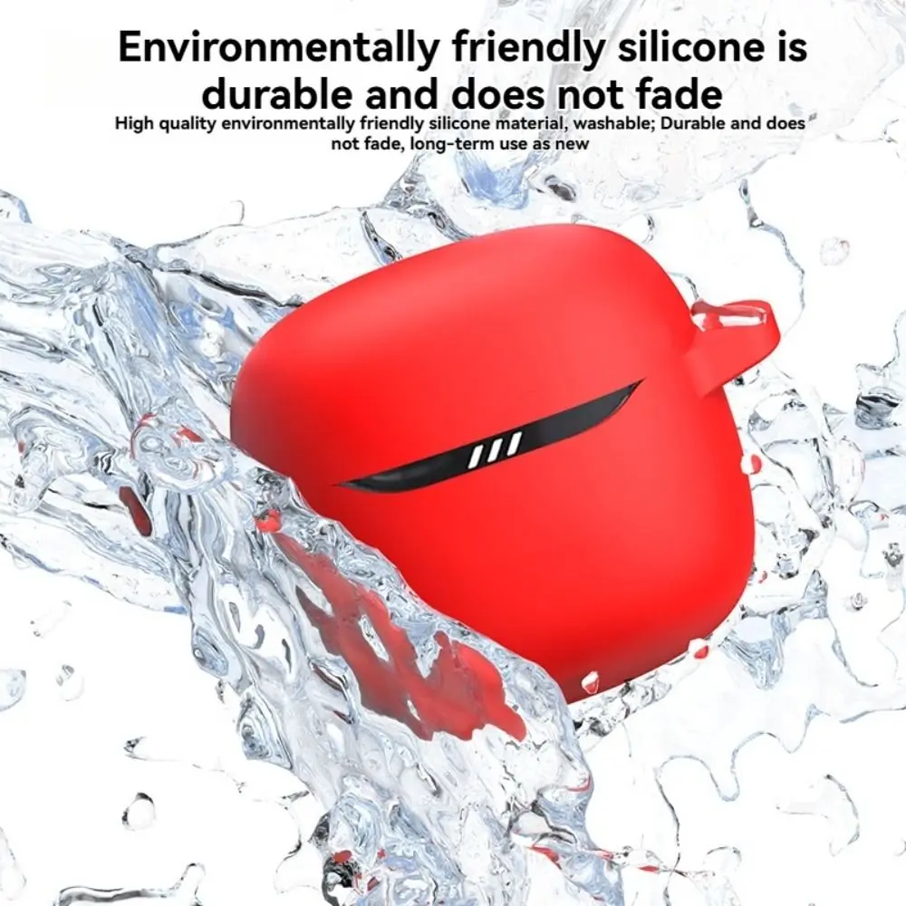New Silicone Earphone Case Shockproof with Hook Housing Shell Protector Anti-drop Protective Cover for JBL Tune Flex 2