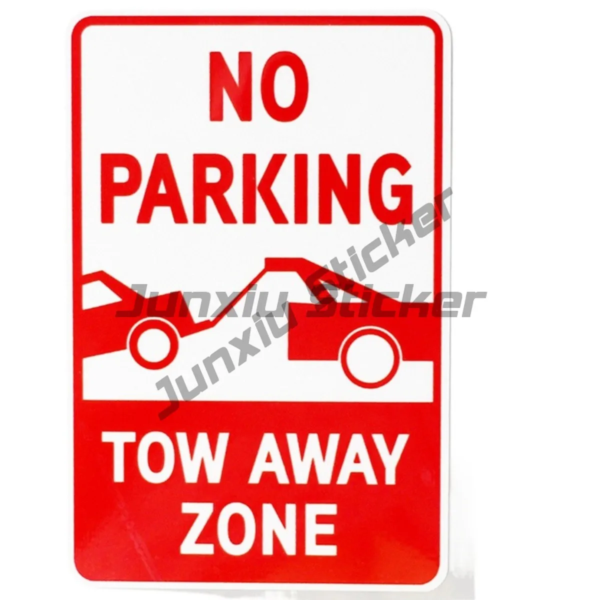 No Parking Tow Away Zone Waterproof Decal PVC Warning Car Sticker