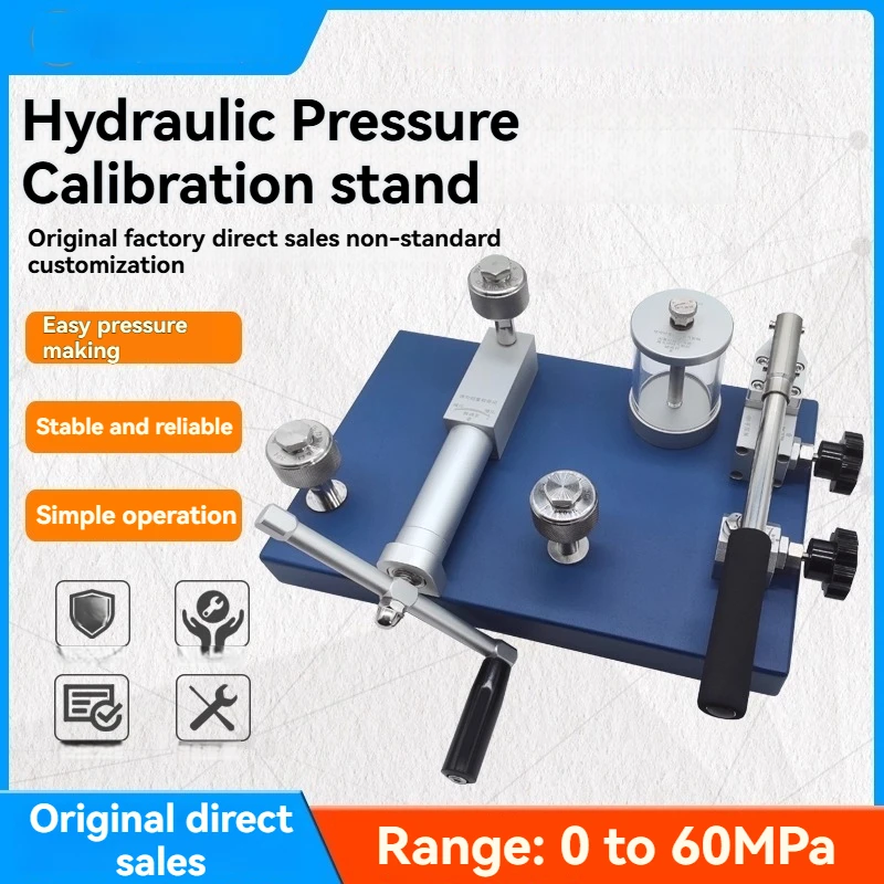 Hydraulic Calibration Bench Pressure Generating Device Oil Pressure Testing Equipment Pressure Gauge Calibration Device