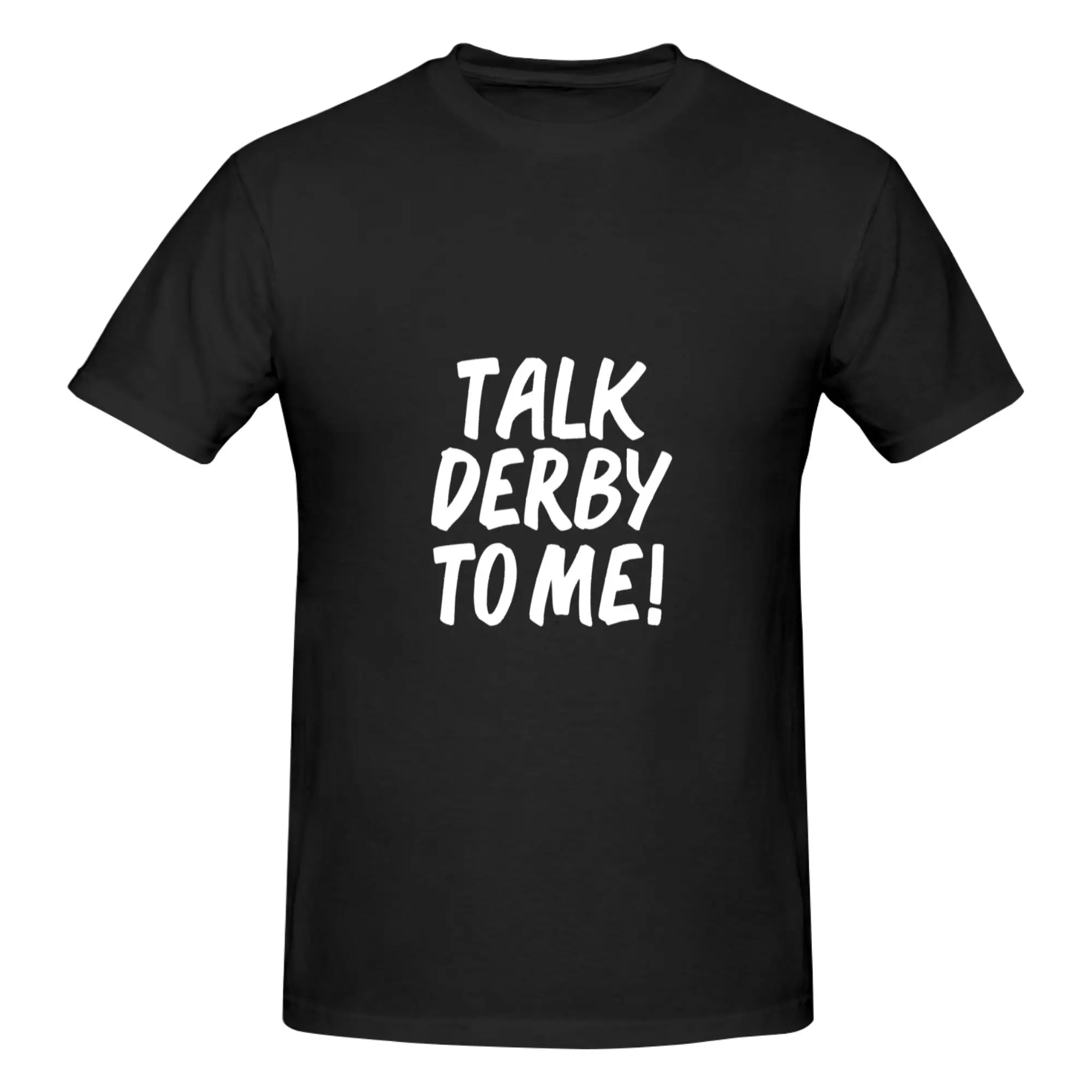 Camiseta divertida con estampado de Derby to Me Roller Derby Team Horse Racing para hombre, camiseta unisex