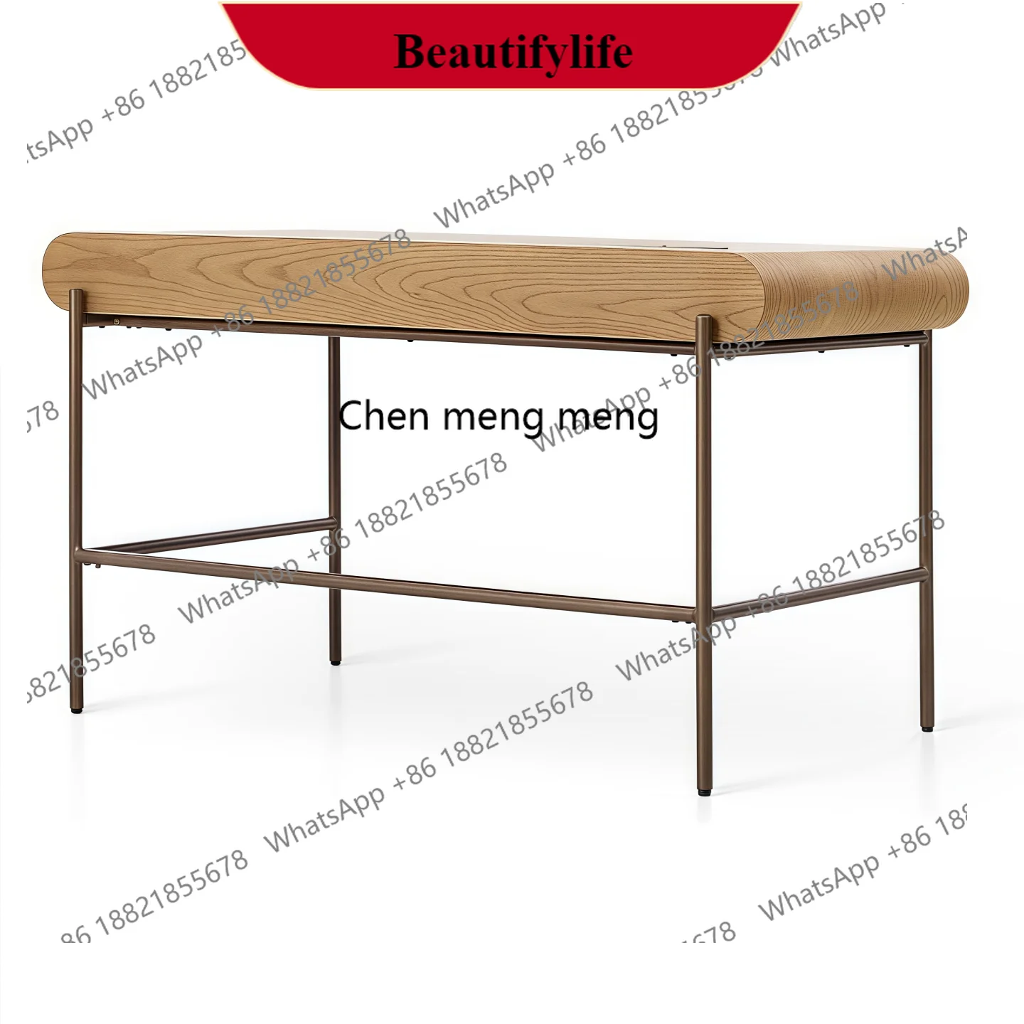 G153 French solid wood desk home retro style learning log style desk high-end conference table