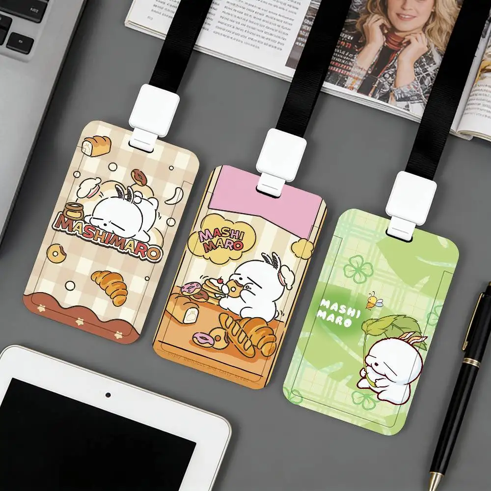 

Cartoon M-mashiMaro Cute Card Holder Applicable To ID Cards Bank Cards Public Transport Cards And Work Card