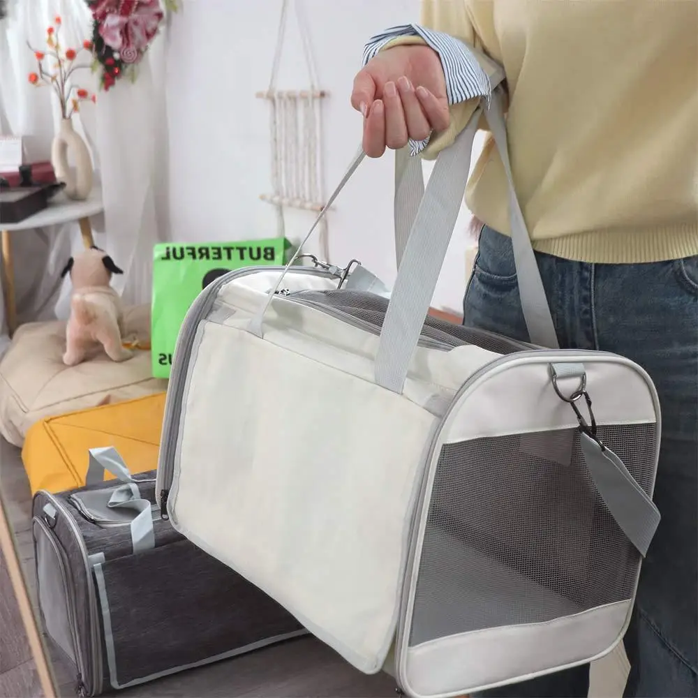 

Creative Breathable Portable Pet Bag Large Capacity Comfortable Travel Puppy Bags Foldable Cat Carrying Bag Outdoor Travel