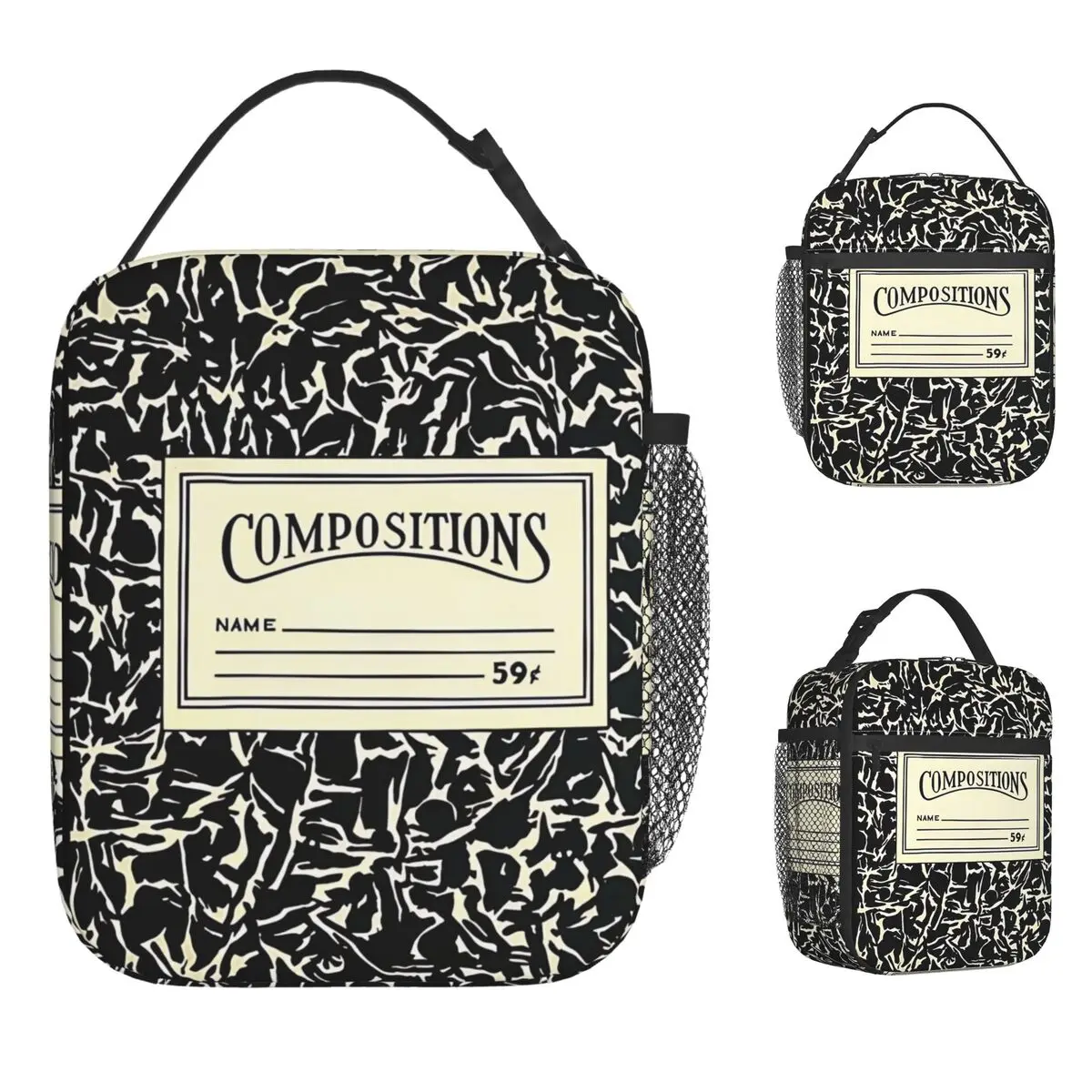 

Pop Art Paintings Lunch Bag Vintage Lunch Box Picnic Portable Insulated Tote Food Bags For Men Waterproof Print Cooler Bag