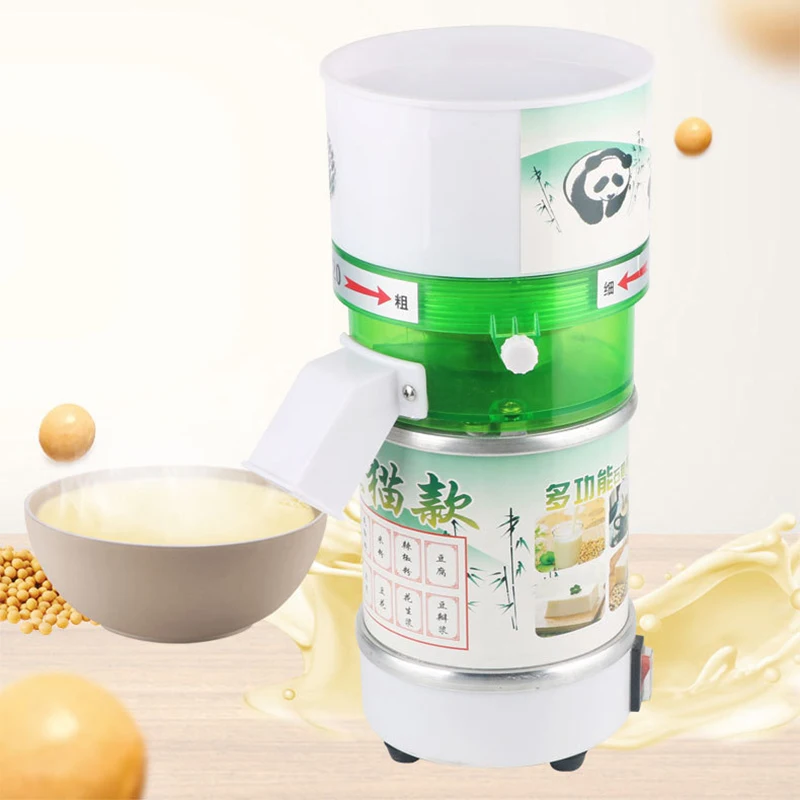JL-120 Small Electric Refiner 220V Grinding Rice Milk Machine Stone Grinder 750W Wet and Dry Refiner Peanut/mung Bean/sesame