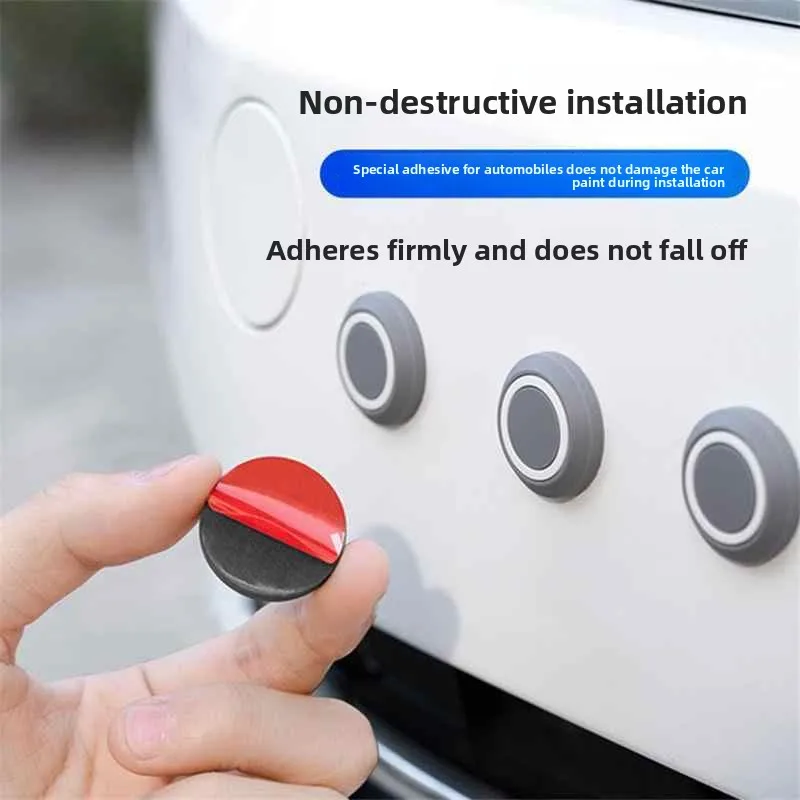 Car Trunk Anti-collision Gaskets,Bumper Protect Angle Rubber Grain,Door Body Edge Anti Scratch Trim Protect Stickers Accessories
