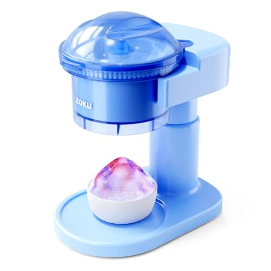 

Аппарат для приготовления снежных конусов: Простой в использовании измельчитель льда с лезвиями из нержавеющей стали для домашних замороженных десертов, идеально подходит для ледяных напитков