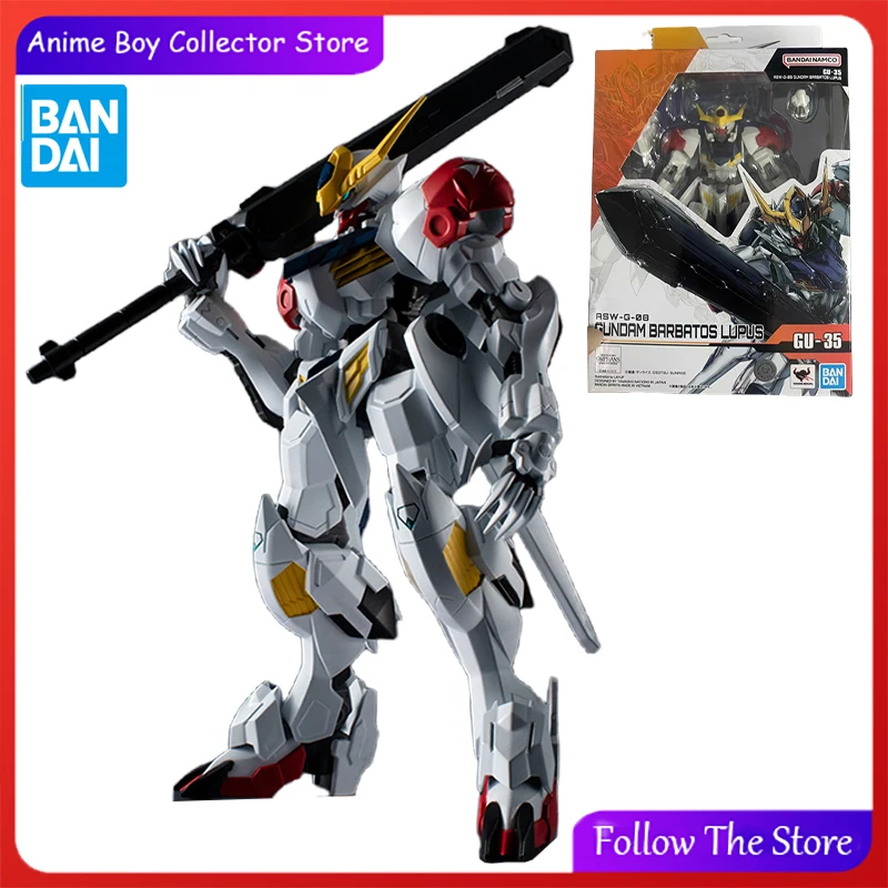 Bandai Model Kit GUNDAM Barbatos Lupus GU 35 Action Figure RSW-G-08 GUNDAM Mobile Suit Anime Figure Collectible Ornaments