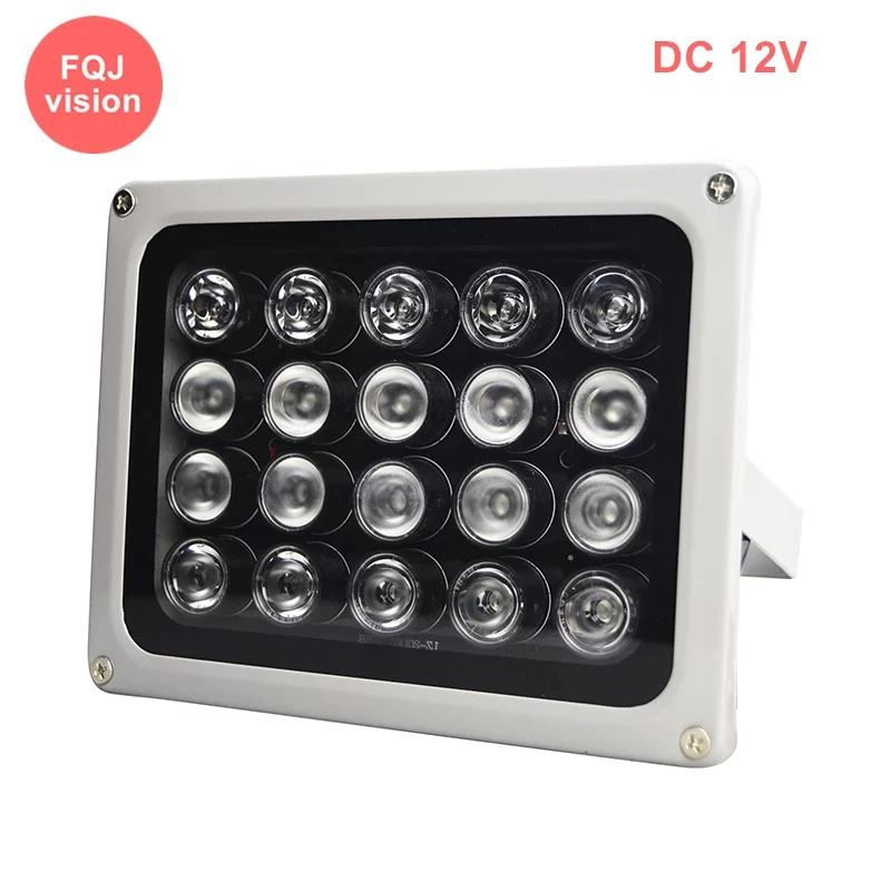 

DC12V CCTV Camera Infrared Led Lamp Waterproof 45 90 Degree High Power Night Vision Filled IR Illuminator for Cameras