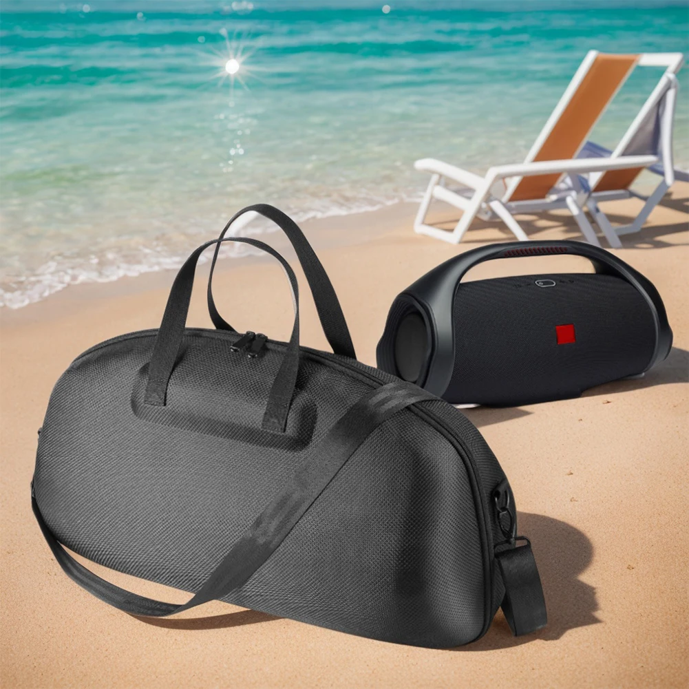 Hard Travel Case with Adjustable Shoulder Strap Portable Carrying Case Speaker Case for JBL Boombox 3/Boombox 2 Portable Speaker