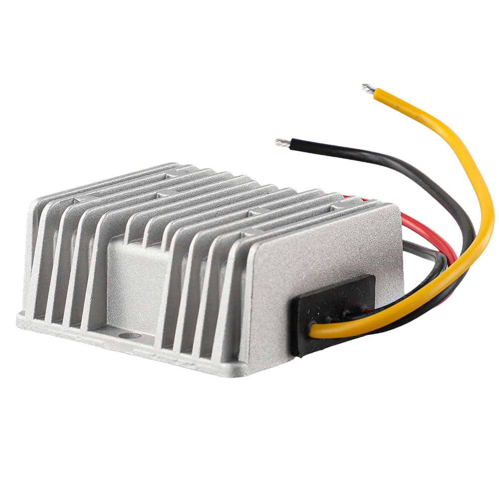 20A 300W 12V to 15V DC-DC Voltage Booster Module with IP68 Protection Natural Cooling Compact 74x74x32mm Design