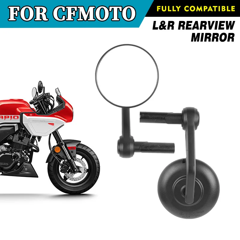

For CFMOTO XO PAPIO Side Rearview Mirror Xo Papio CF125-8 Rear View Reflector Mirror CF MOTO Motorcycle Original Parts