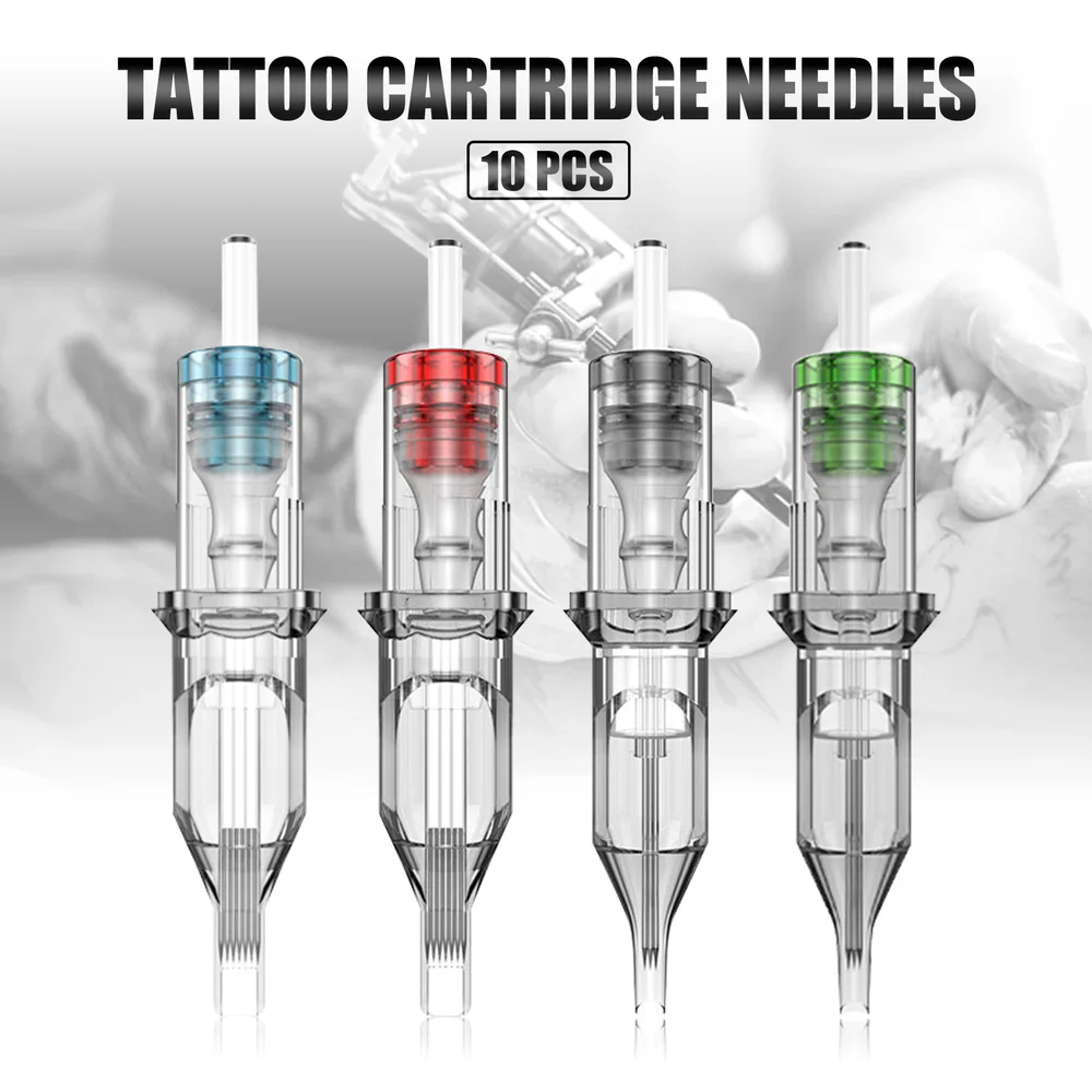 DQFART Tattoo Safe Disposable Consumables Needle Cartridges RM/RS/RL/M1 Makeup Body Art Designs Beginner Professional Artists