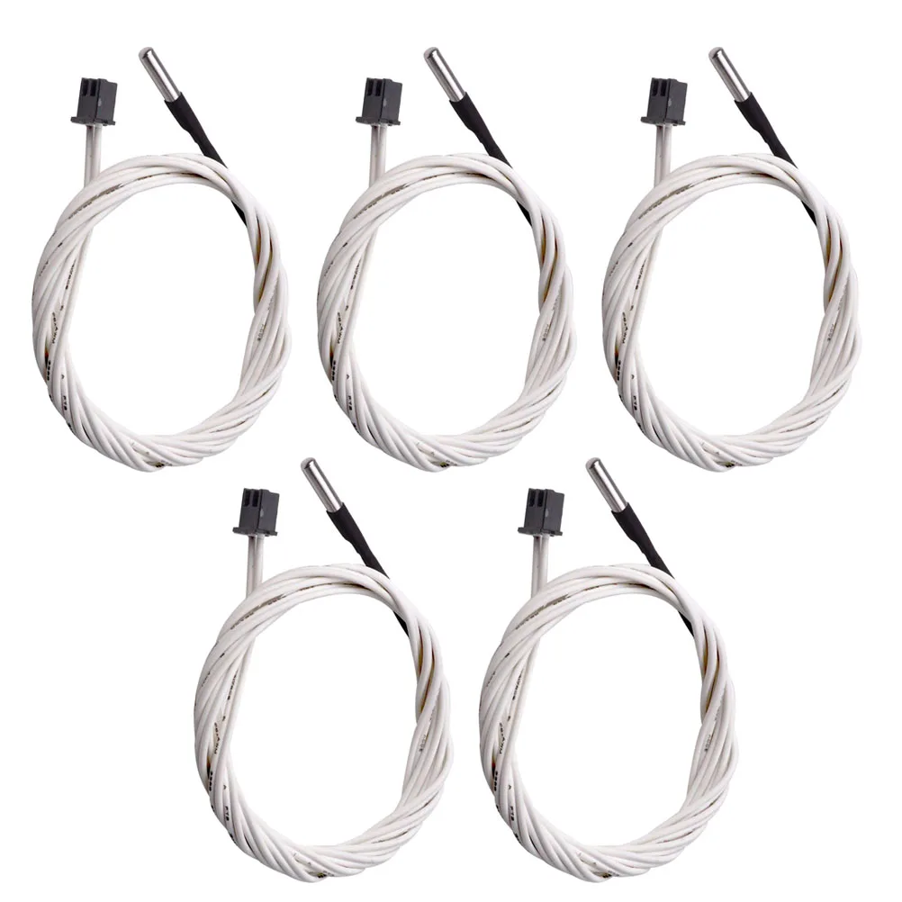 

5pcs NTC100K 3D Printer Parts Thermal Resistor Thermistor Sensor Hot End Thermistor High Temp 350C 1M Wire Fit Hot End