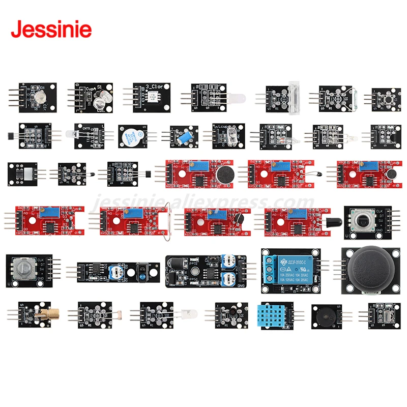 37 in 1 センサーモジュール 37 キット Ardui - Arduino Sensor Kit 37 Modules Starter のレビューと価格